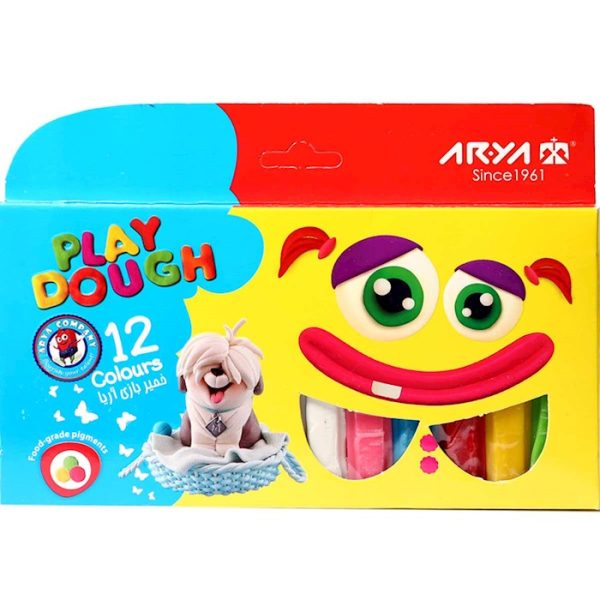 خمیر بازی 12 رنگ آریا مدل 1058