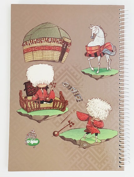 دفتر سیمی 100 برگ کلیپس (نوازنده)