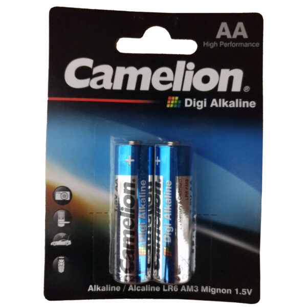 باتری قلمی کملیون مدل Digi Alkaline بسته 2 عددی سایز AA