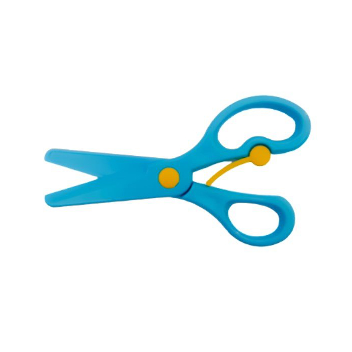 قیمت-قیچی-مهد-کودک-تیغه-پلاستیکی-فنردار-MGM-804