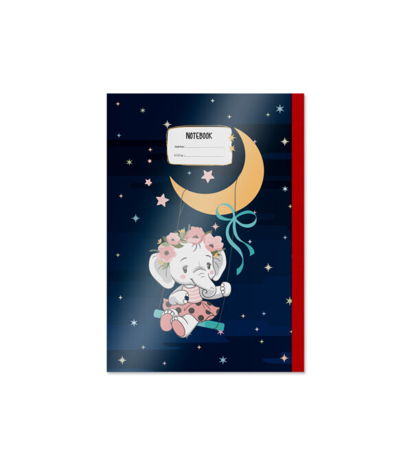 دفتر مشق چسبی پرونوت پاپکو  100 برگ طرح فیل